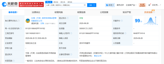 东程配资 长城资产旗下公司等在天津成立投资中心