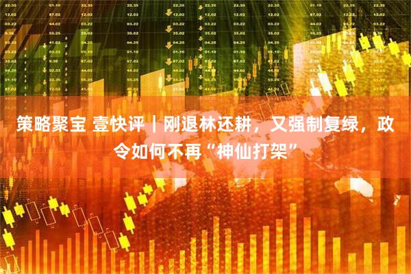 策略聚宝 壹快评｜刚退林还耕，又强制复绿，政令如何不再“神仙打架”